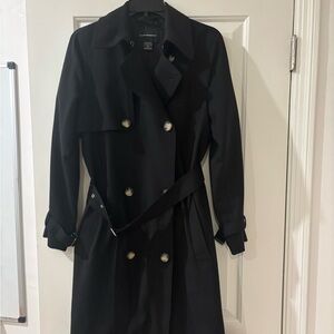 Club Monaco Black Trench Coat